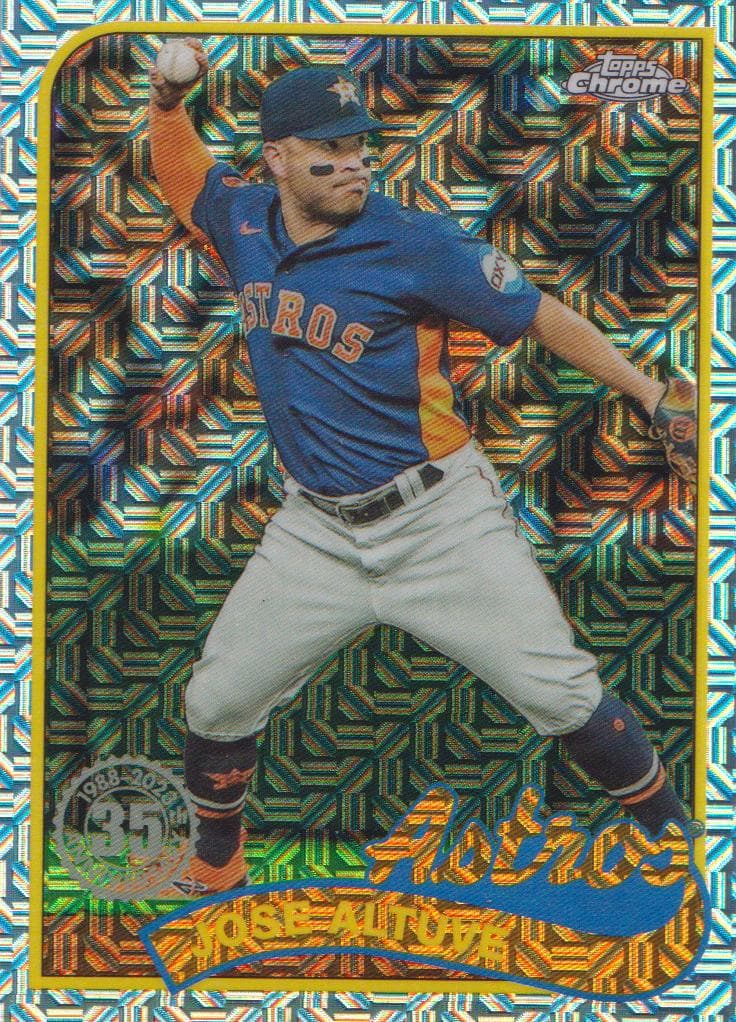 Jose Altuve trading card