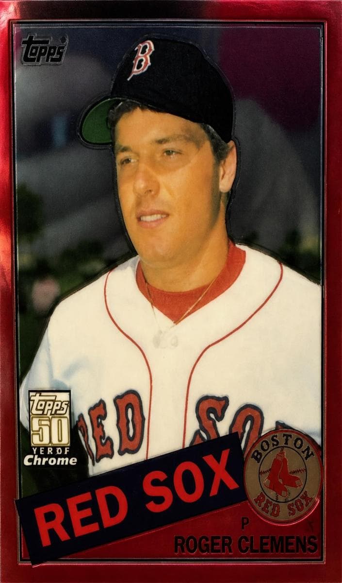 Roger Clemens 2001 topps