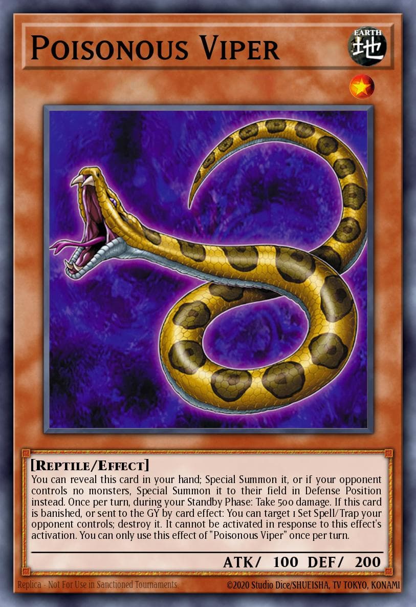 Poisonous Viper 2026 Yu-Gi-Oh! Battles of Legend: Glorious Gallery