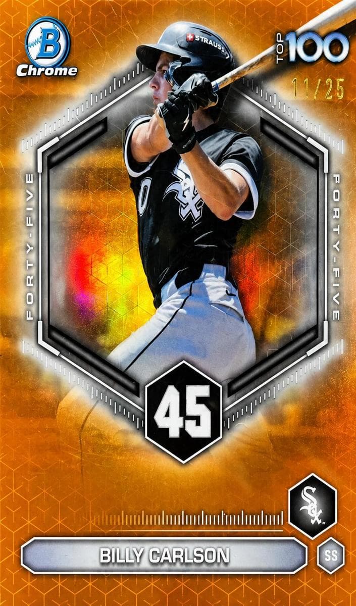Billy Carlson trading card