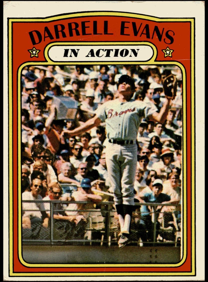 Darrell Evans 1972 topps Topps