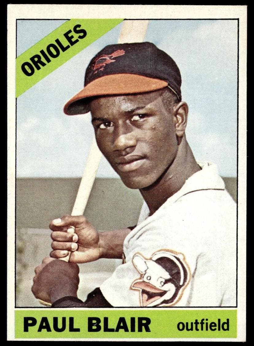 Paul Blair 1966 topps Topps