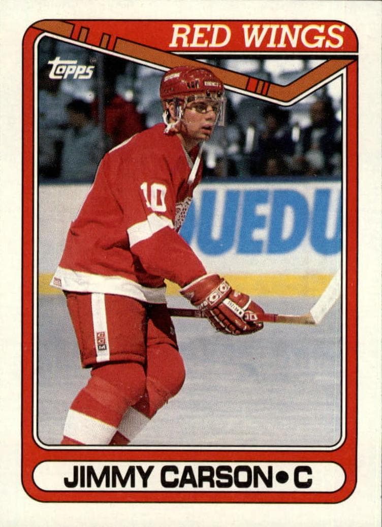 Jimmy Carson 1990 topps Topps