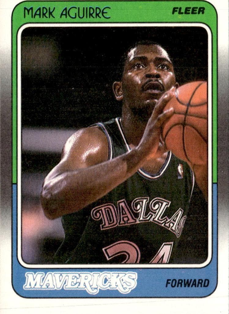 Mark Aguirre 1988 fleer Fleer