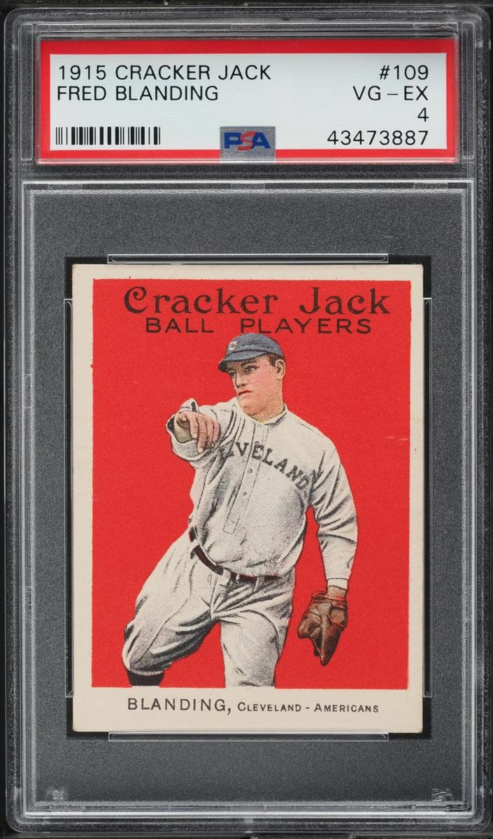 Fred Blanding 1915 unknown Cracker Jack
