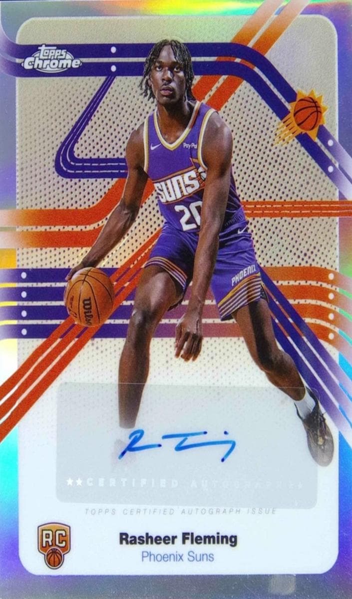Rasheer Fleming 2025 topps Topps Chrome