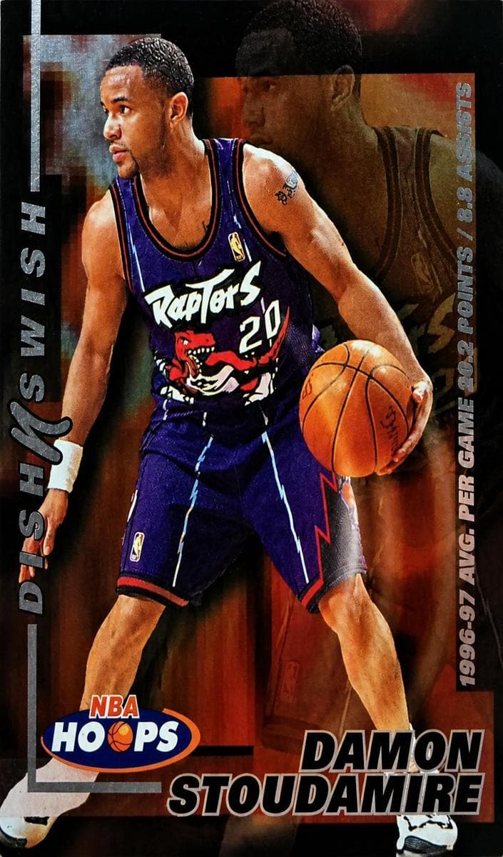 Damon Stoudamire 1997 panini Hoops