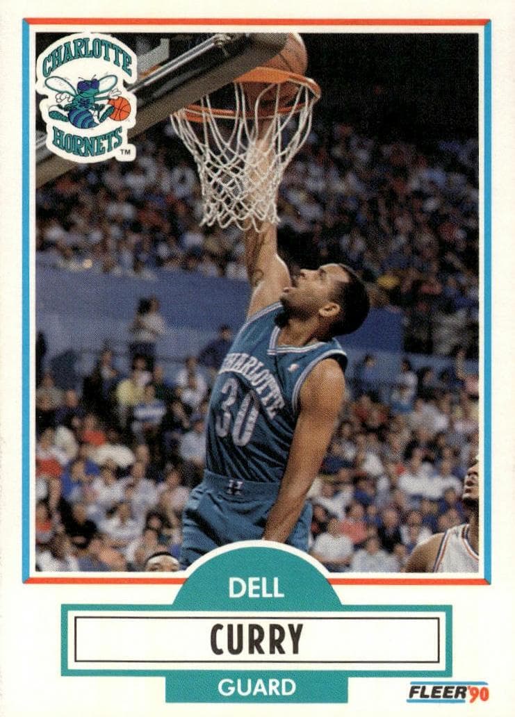 Dell Curry 1990 fleer Fleer