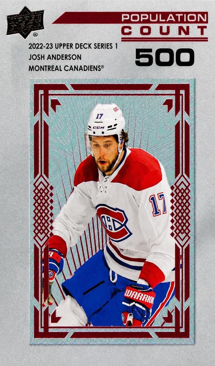 Josh Anderson 2022 upper-deck Upper Deck