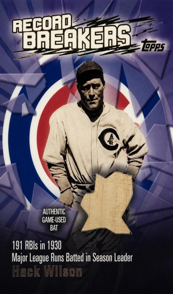 Hack Wilson trading card