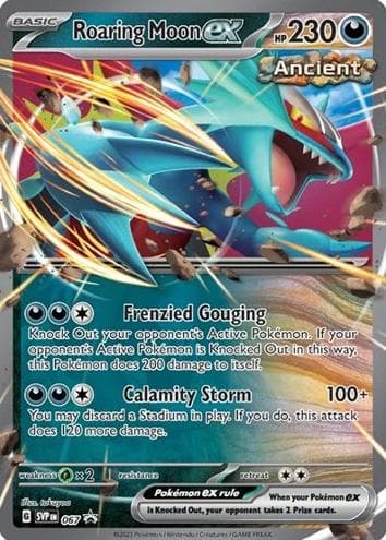 Roaring Moon ex trading card
