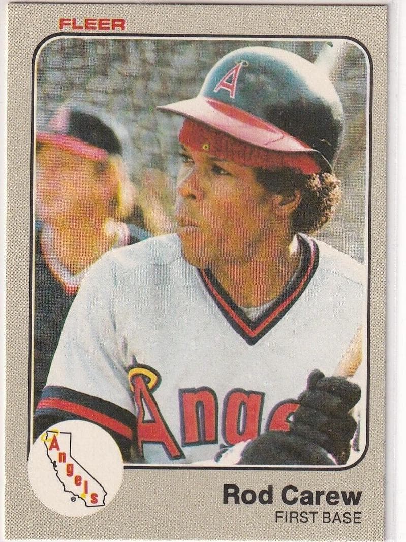 Rod Carew 1983 fleer Fleer