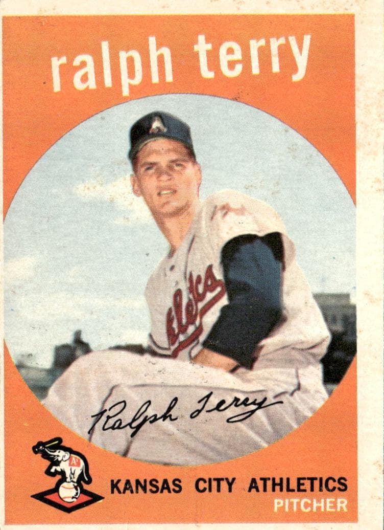 Ralph Terry 1959 topps Topps