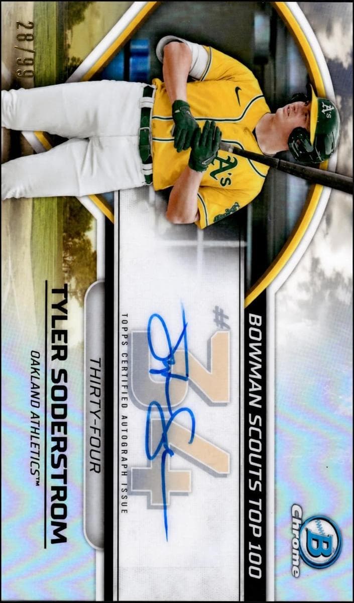 Tyler Soderstrom 2023 bowman Bowman