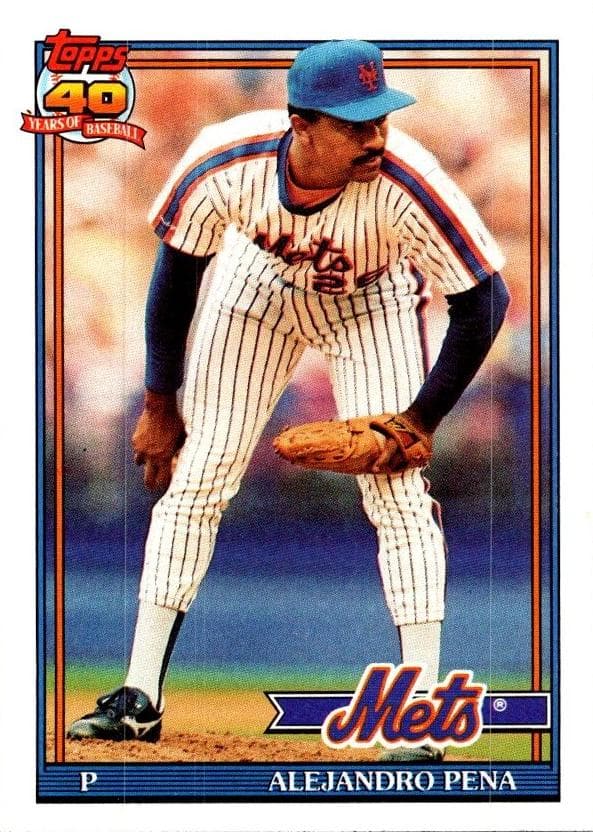 Alejandro Pena 1991 topps Topps