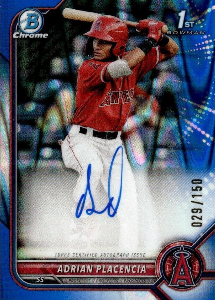 Adrian Placencia trading card