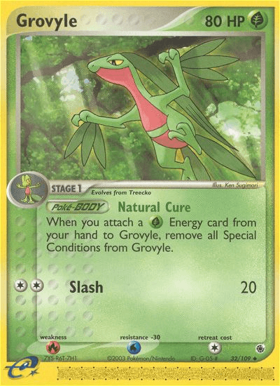 Grovyle 2013 Pokemon Ruby & Sapphire