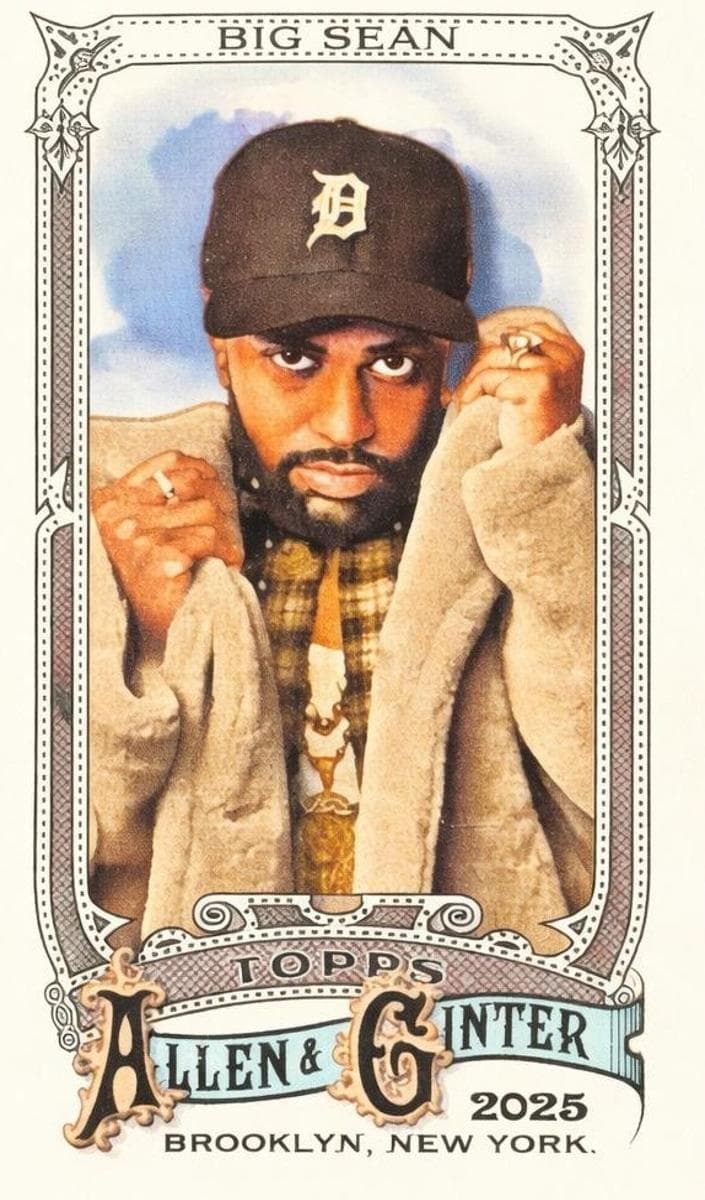Big Sean trading card