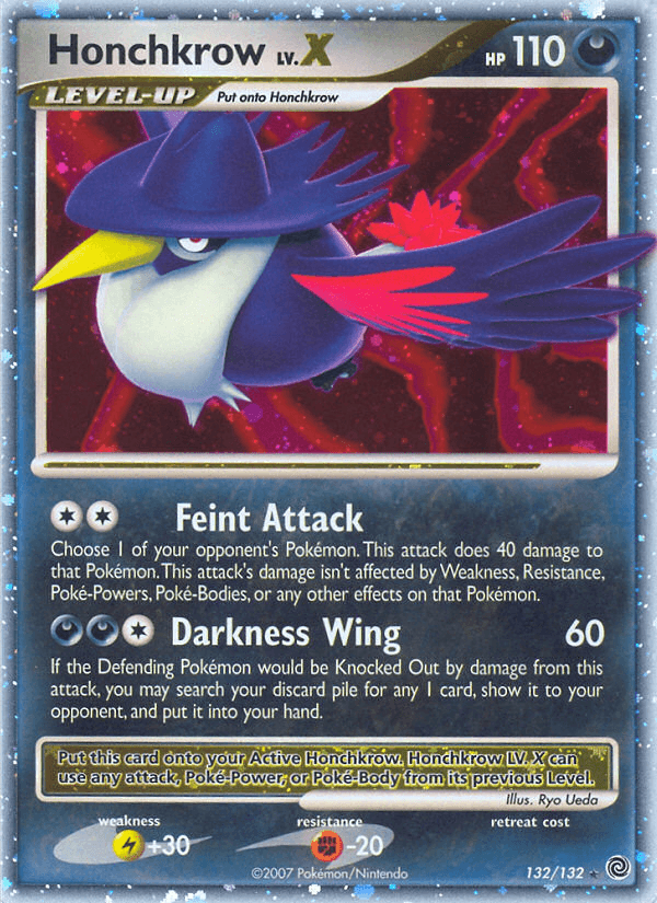 Honchkrow LV. X 2007 Pokemon