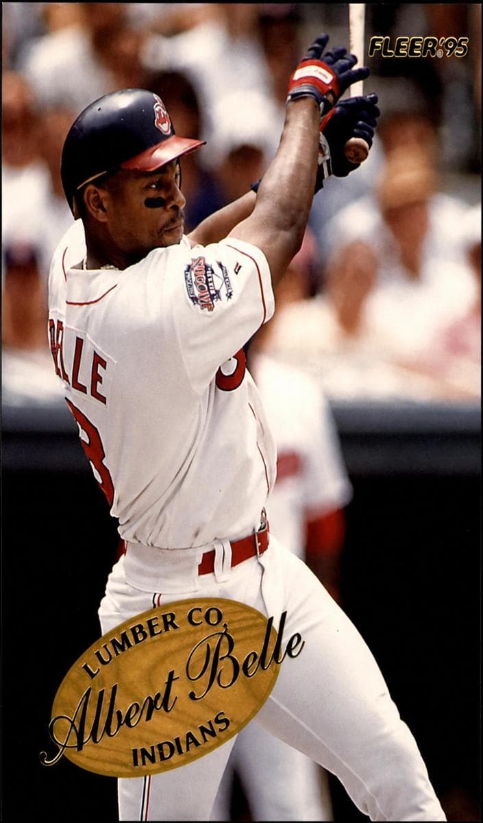 Albert Belle 1995 fleer Fleer