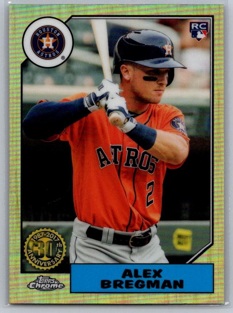 Alex Bregman 2017 topps Topps Chrome