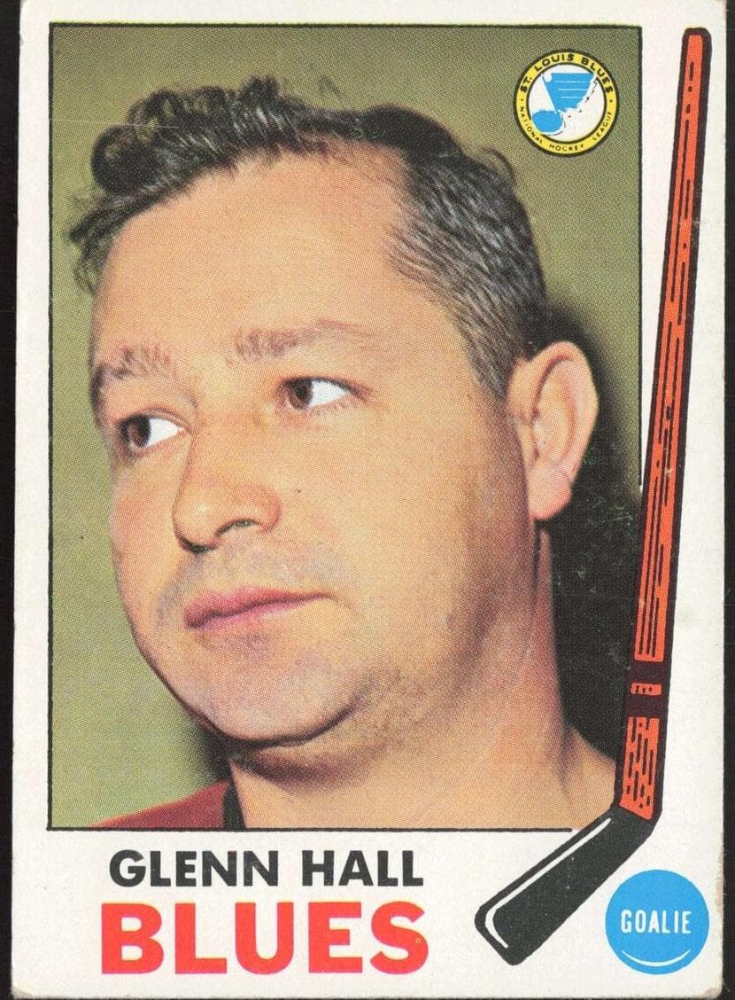 Glenn Hall 1969 topps Topps