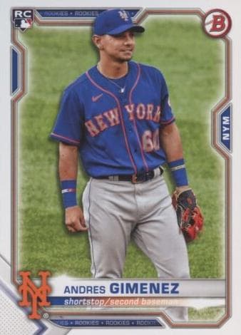 Andres Gimenez 2021 bowman Bowman