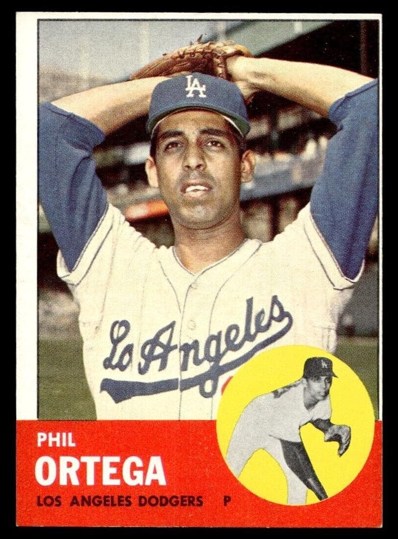 Phil Ortega 1963 topps Topps