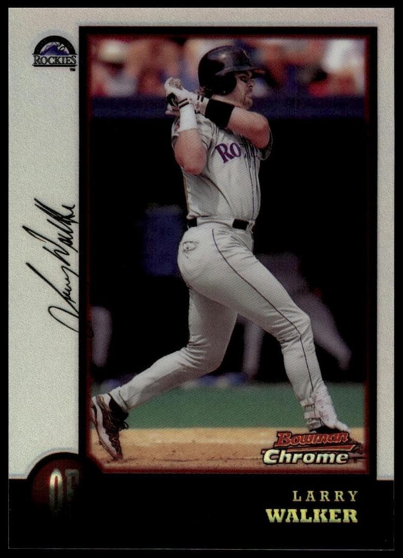 Larry Walker 1998 bowman Bowman Chrome