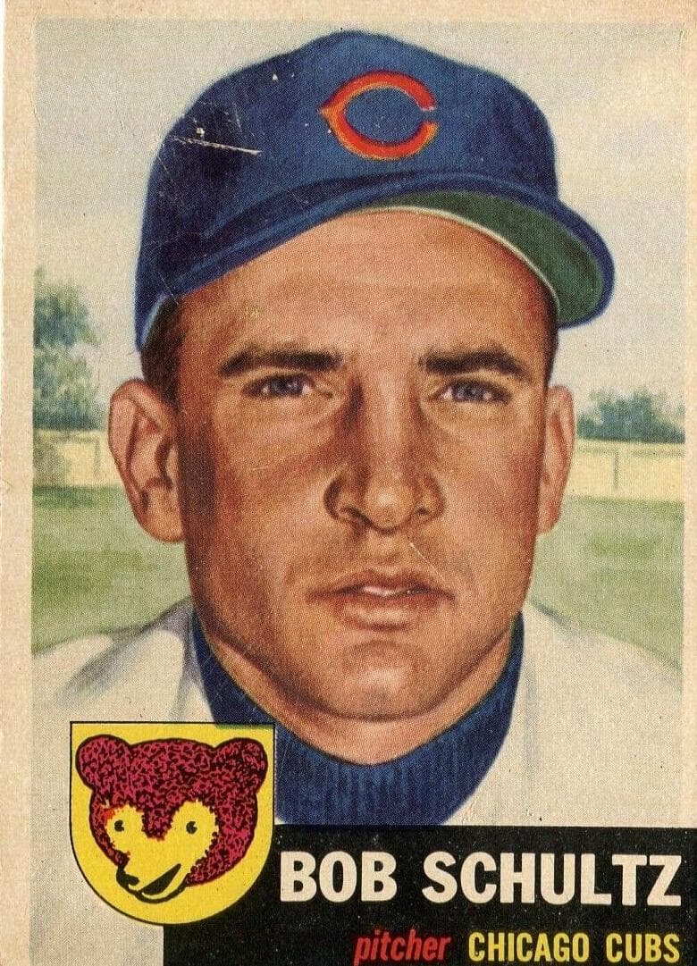 Bob Schultz 1953 topps Topps