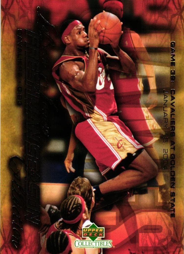 LeBron James 2004 upper-deck