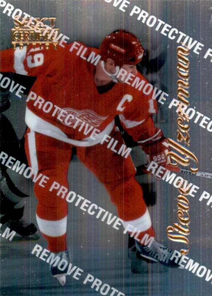 Steve Yzerman 1996 panini Select Certified