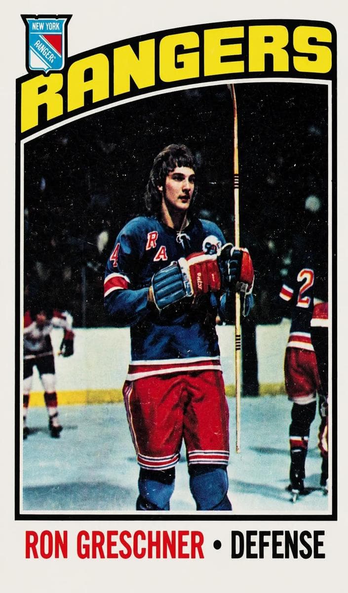 Ron Greschner 1976 topps Topps