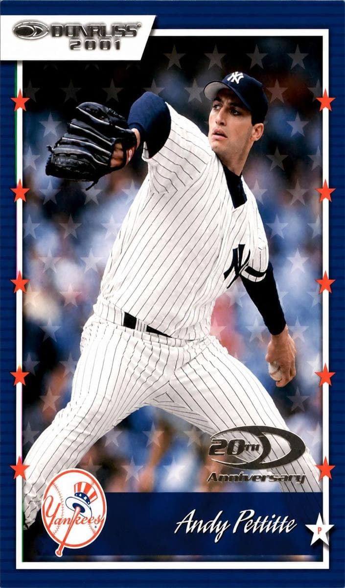 Andy Pettitte 2001 panini Donruss