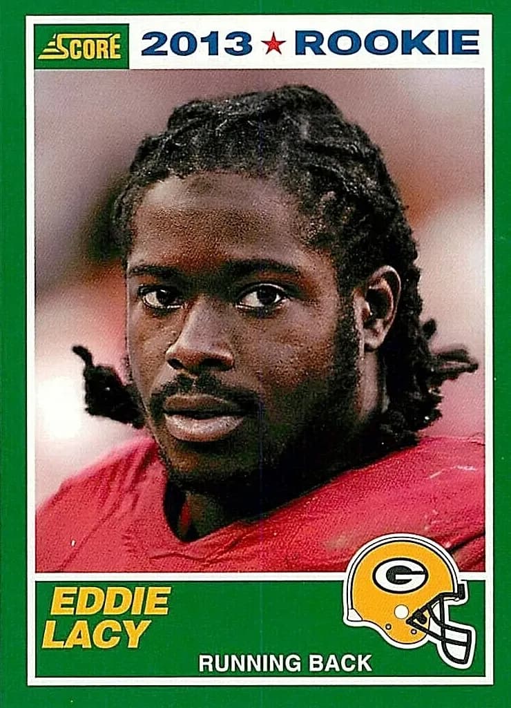 Eddie Lacy trading card