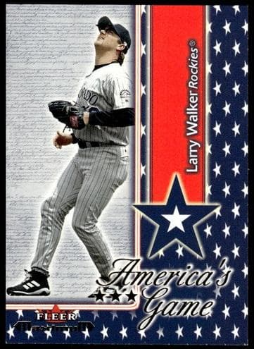 Larry Walker 2002 fleer Fleer Maximum
