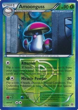 Amoonguss trading card