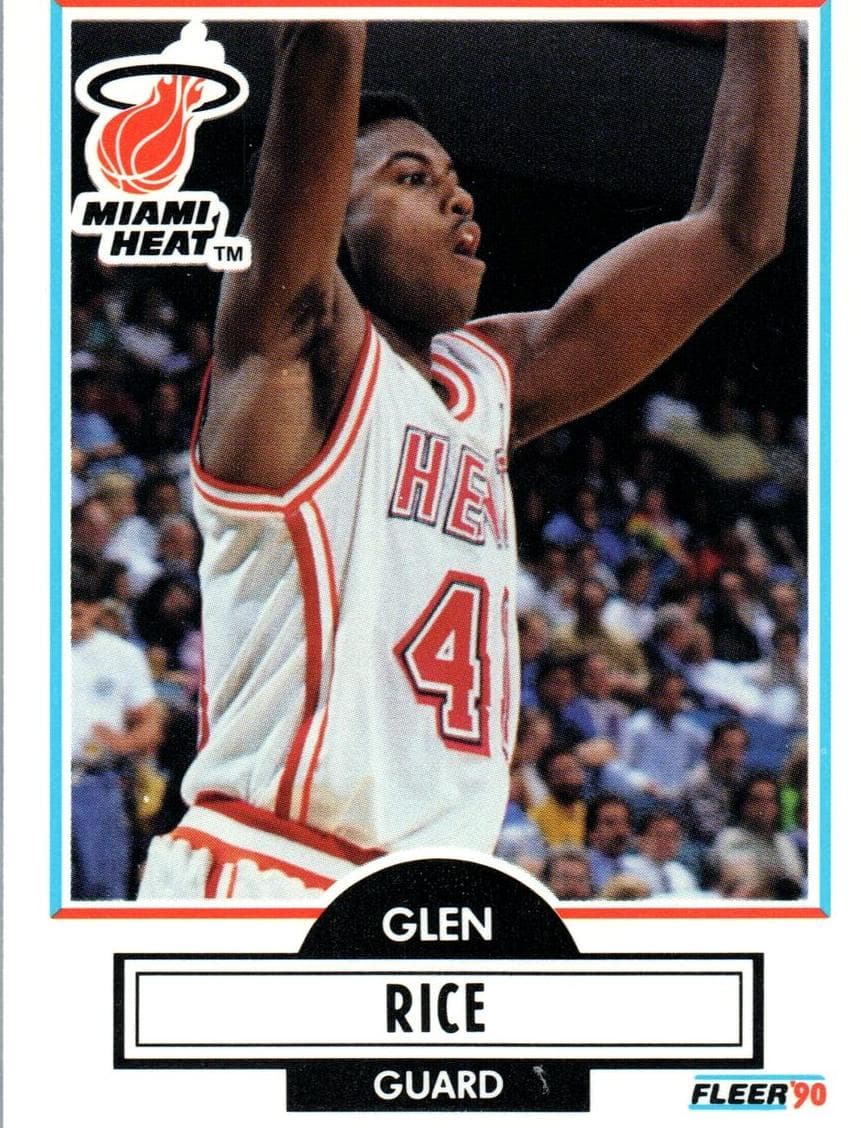 Glen Rice Jr. trading card