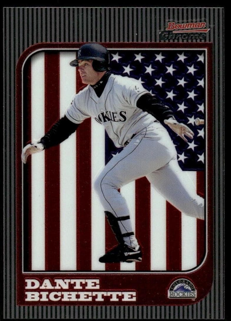 Dante Bichette 1997 bowman Bowman Chrome