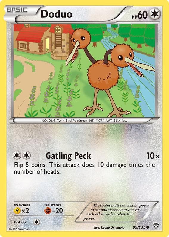Doduo trading card