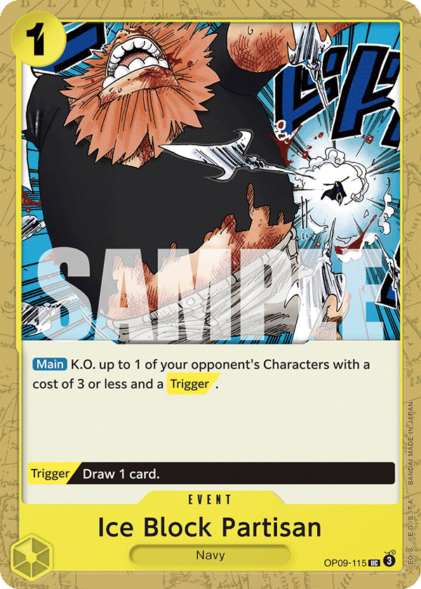 Ice Block Partisan 2024 One Piece Japanese Emperors in the New World