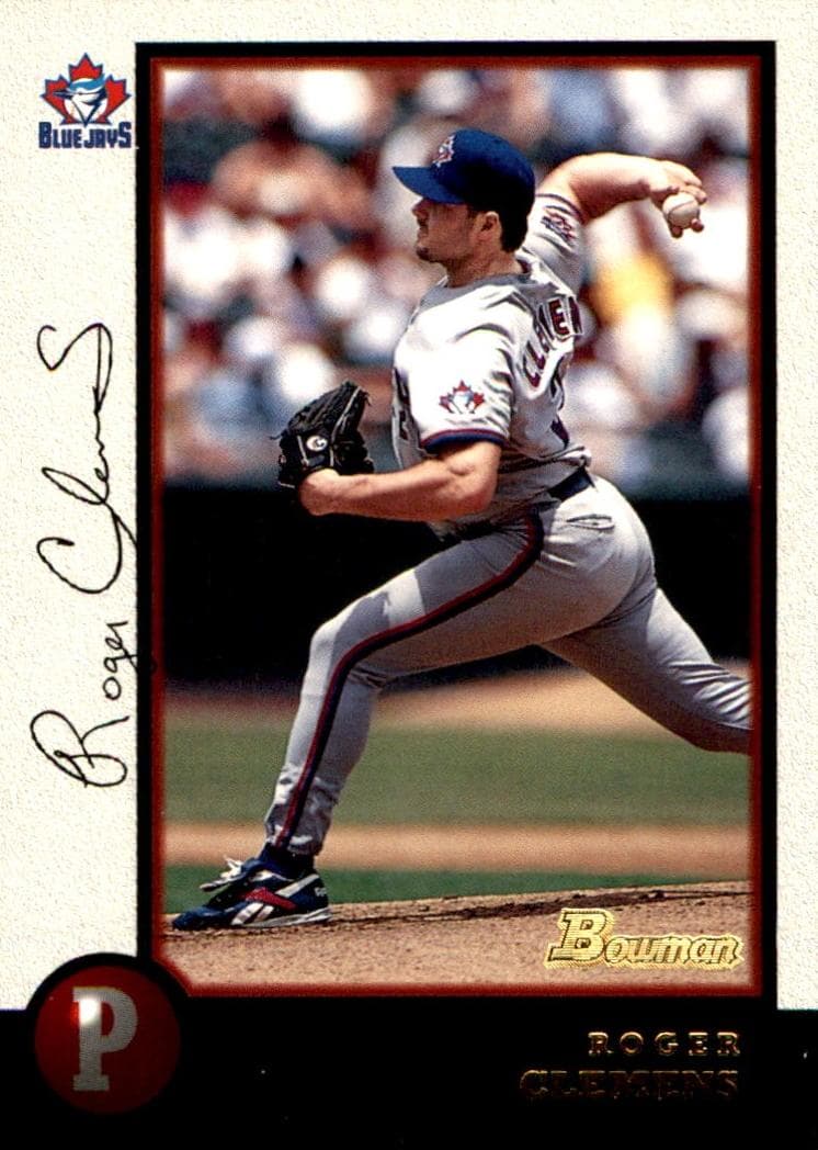 Roger Clemens 1998 bowman