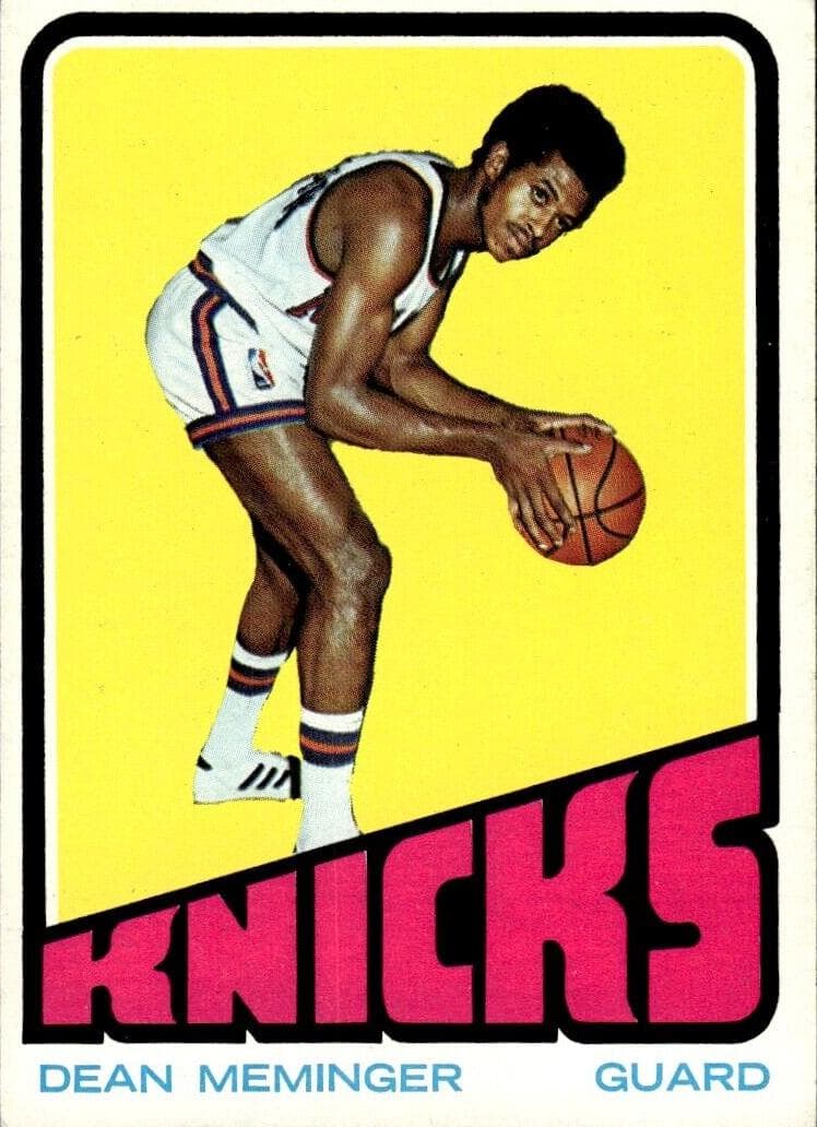 Dean Meminger 1972 topps Topps