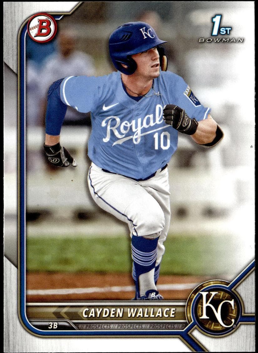 Cayden Wallace 2022 bowman Bowman Draft