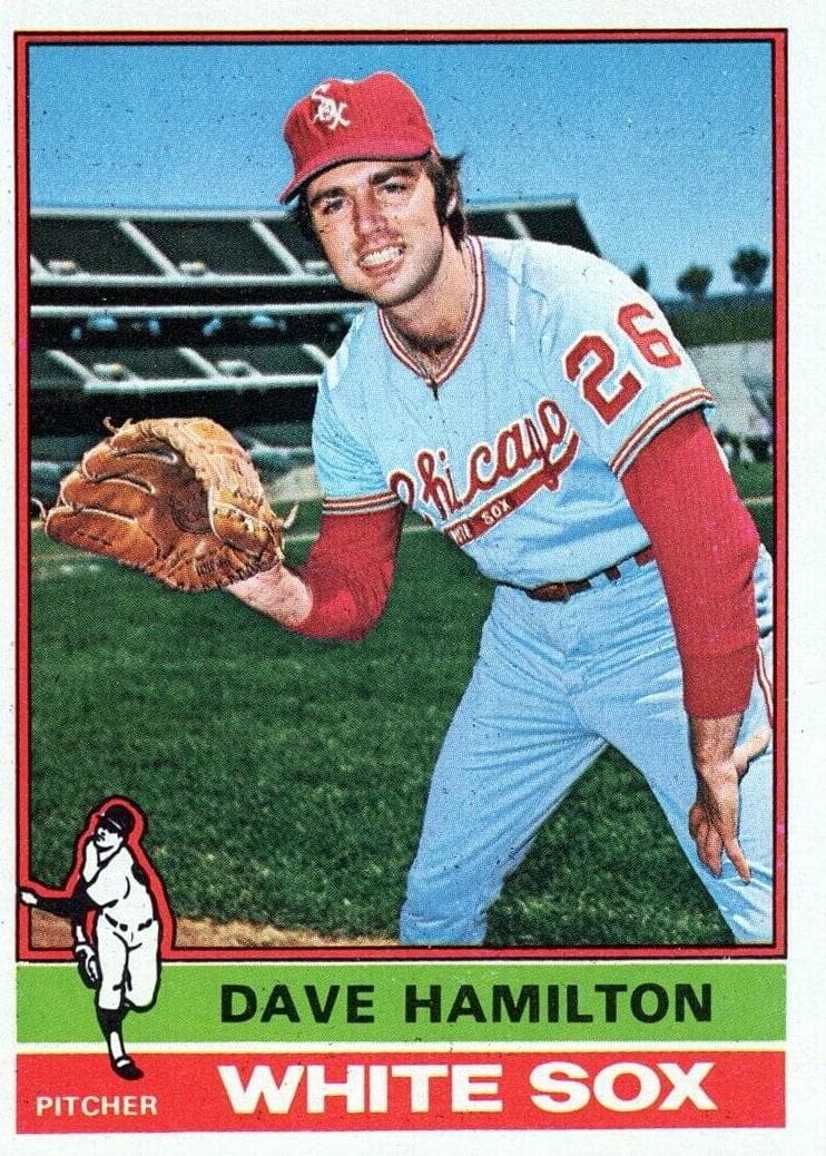 Dave Hamilton 1976 topps Topps