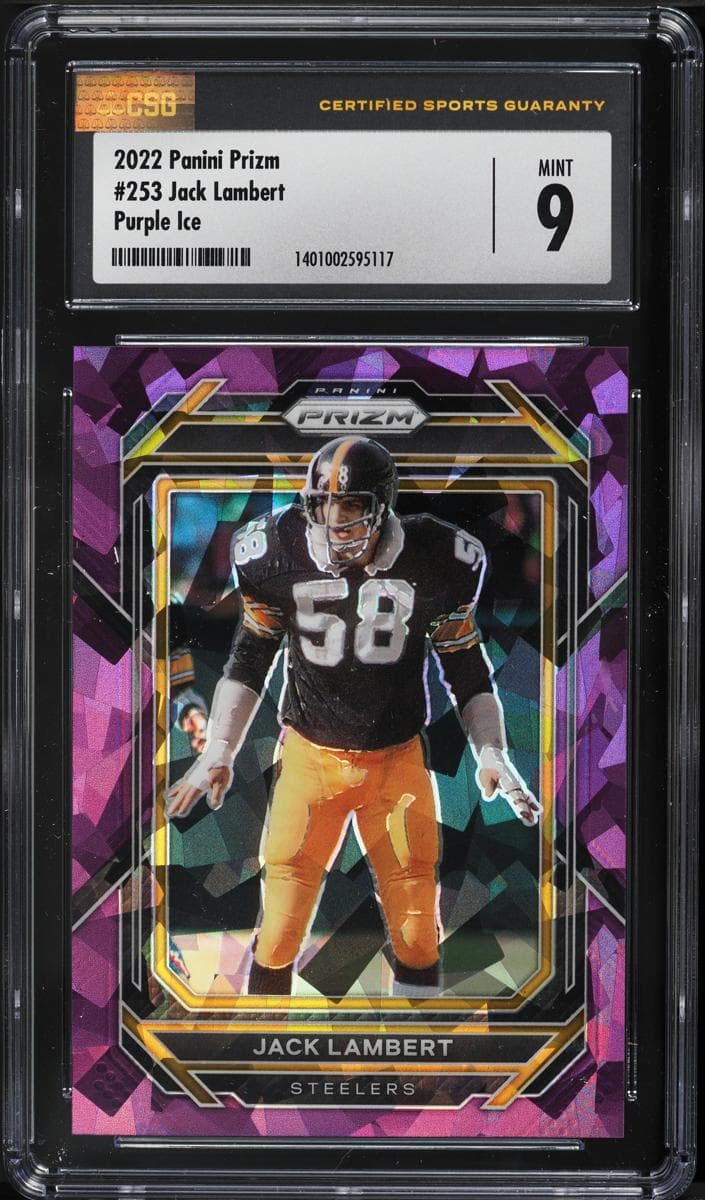 Jack Lambert 2022 panini Panini Prizm