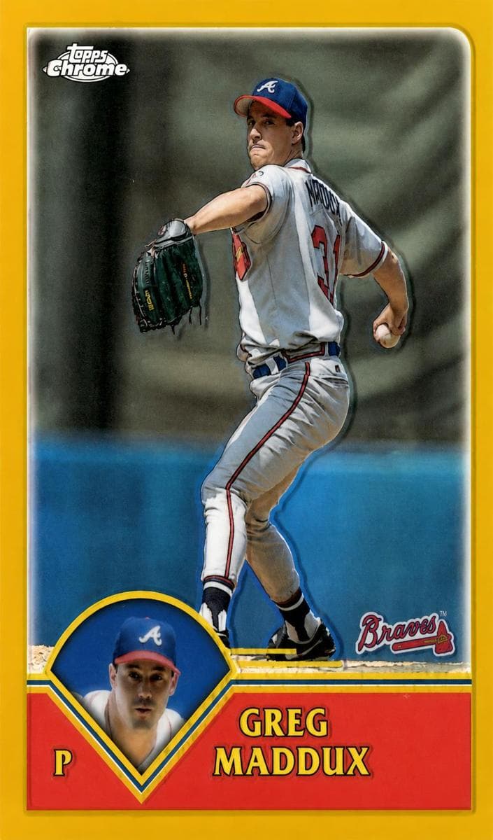 Greg Maddux 2003 topps Topps Chrome
