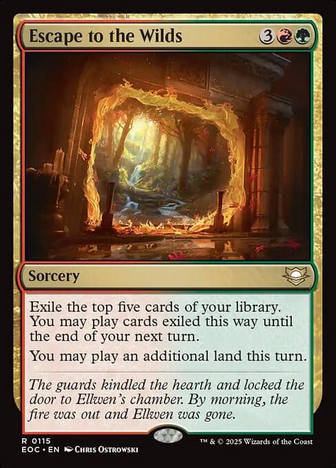 Escape to the Wilds 2022 Magic: The Gathering Commander Legends: Battle for Baldur's Gate