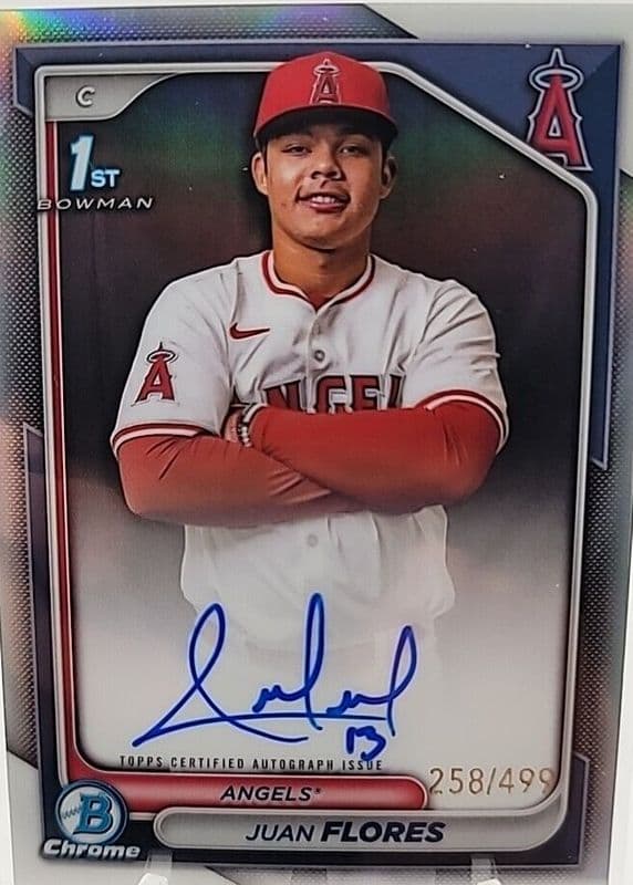 Juan Flores trading card