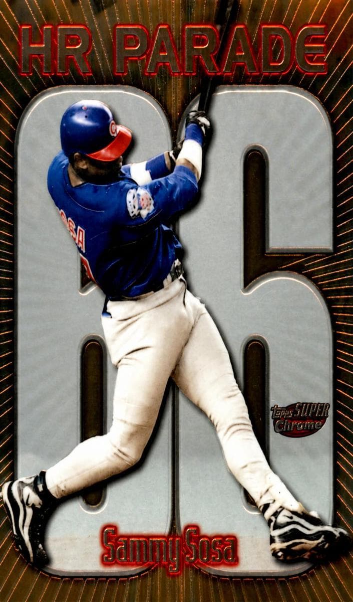 Sammy Sosa HR 66 1999 topps